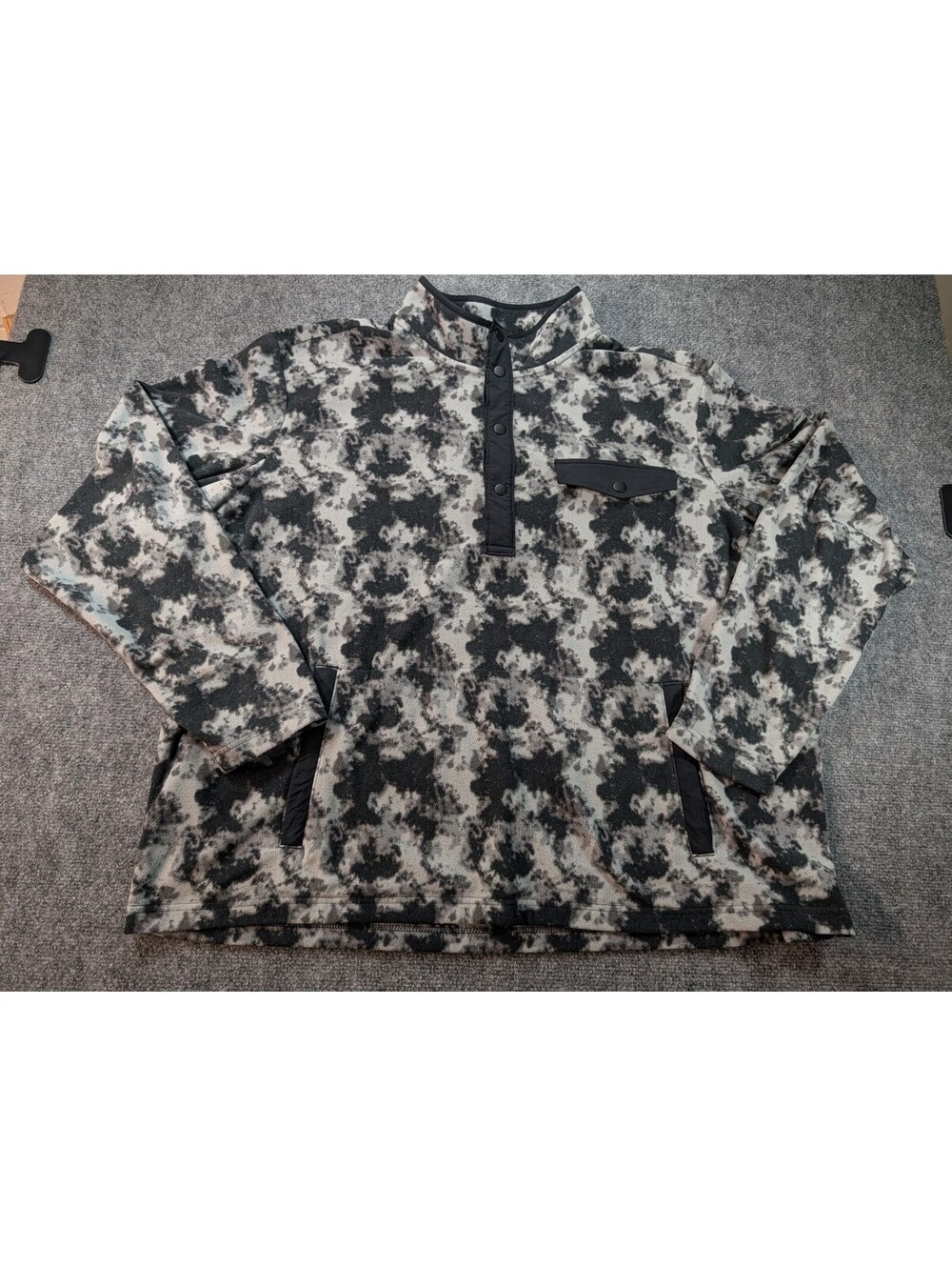 Duluth Relaxed Fit 3XL Fleece Pullover Snap Button outdoor utility hiking